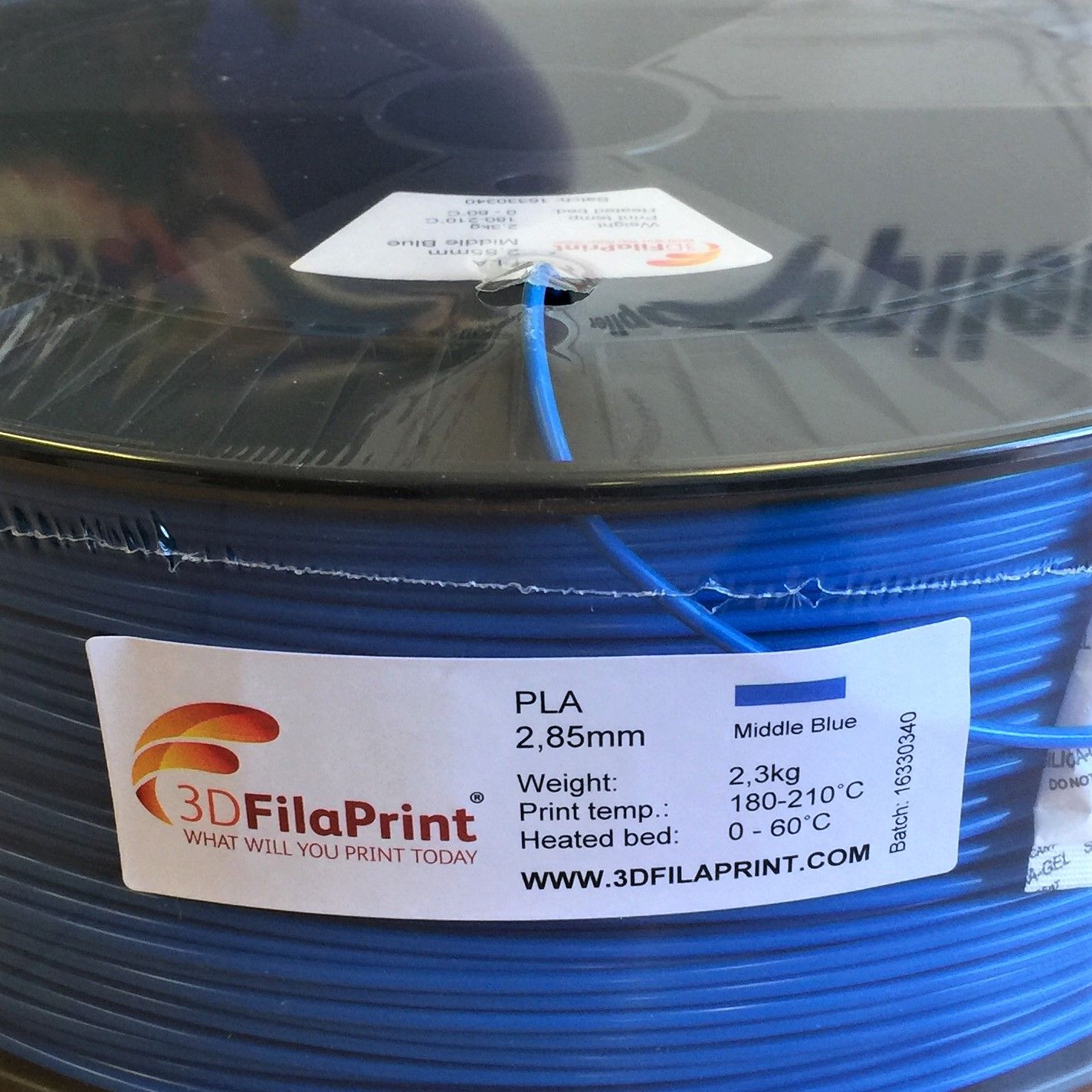 2.3KG 3D FilaPrint Middle Blue Premium PLA 2.85mm 3D Printer Filament