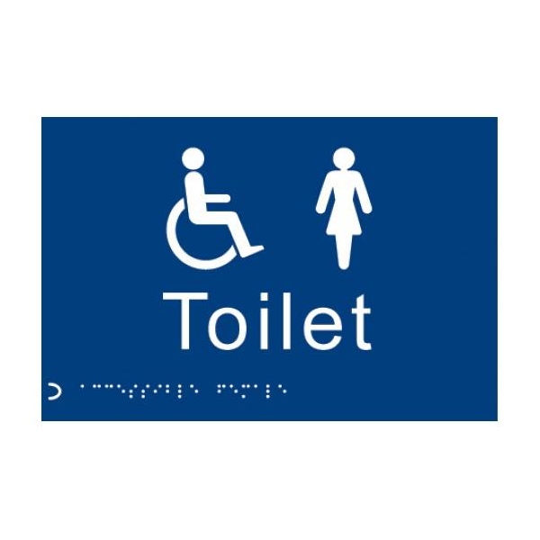 Braille - Toilet Ladies / Disabled