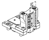 Axial geared-up driven tool H&#61;72mm ratio 1:2