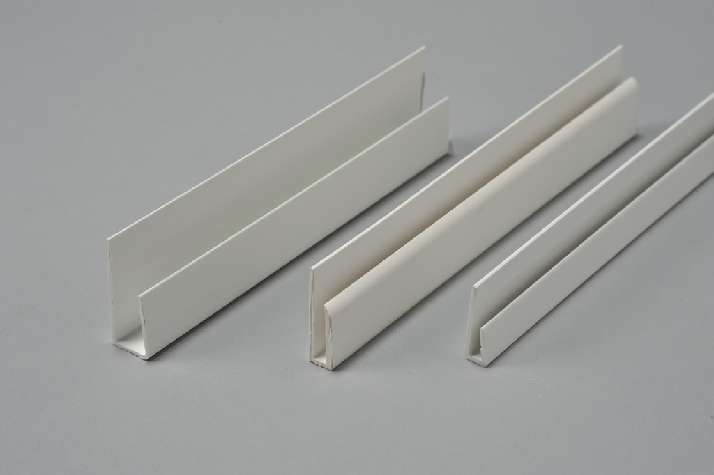 White PVC Capping Strips
