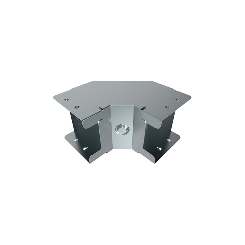 Unitrunk QuickFix Trunking Fitting Gusset Bend Inside Lid 75x75mm