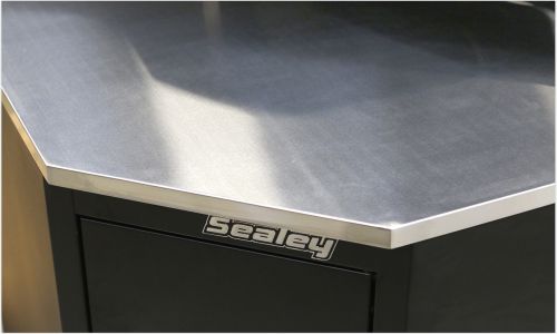 Sealey Premier Stainless Steel Corner Worktop - APMS19