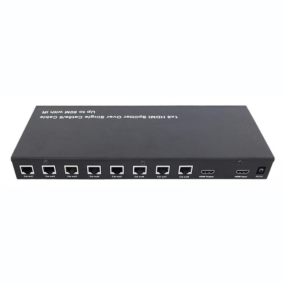 HDMI Splitter 1:8 1080p @ 50m 1x HDMI 8x RJ45 1x HDMI