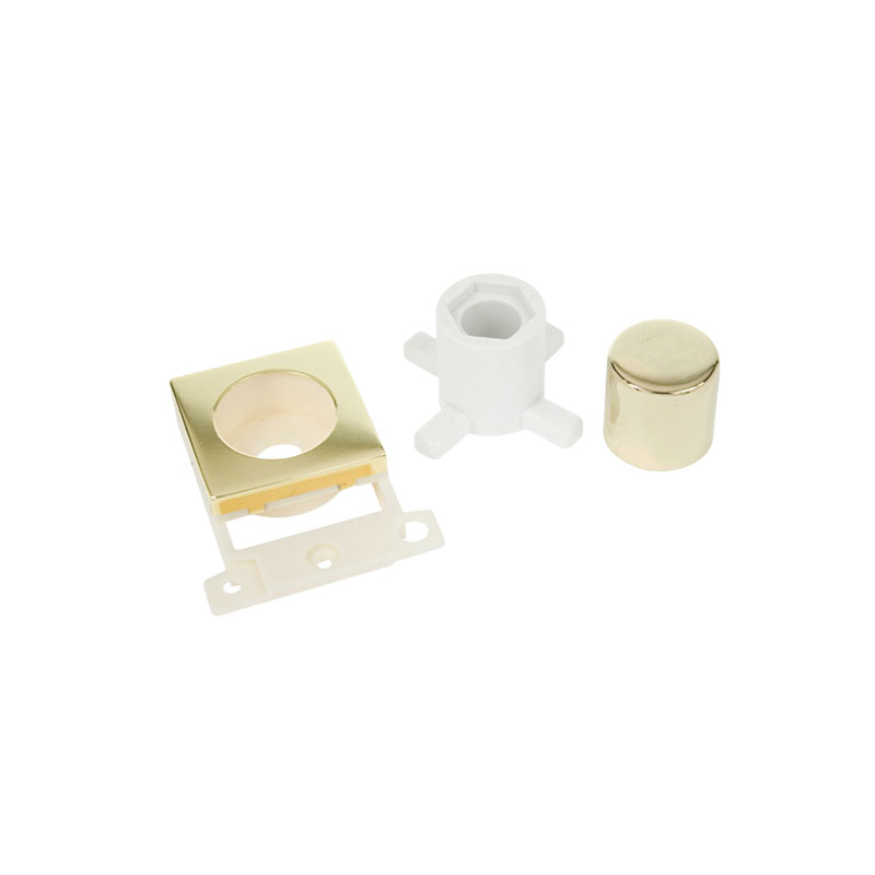 Click MiniGrid Ingot Dimmer Module Mounting Kit Polished Brass