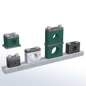 Heavy-Duty Stainless-Steel Pipe Clamps For Pipework