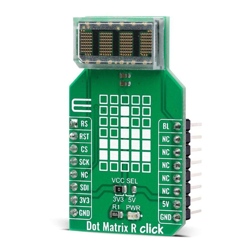 DotMatrix R Click Board