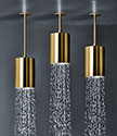 Chalice Gold Ceiling Mounted Shower Head (75AG)