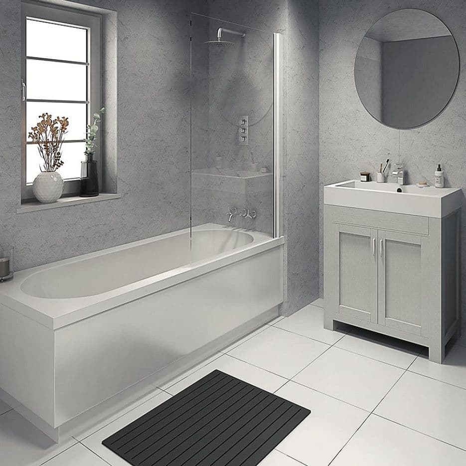 Grey Bonito  Bathroom and Shower Panel