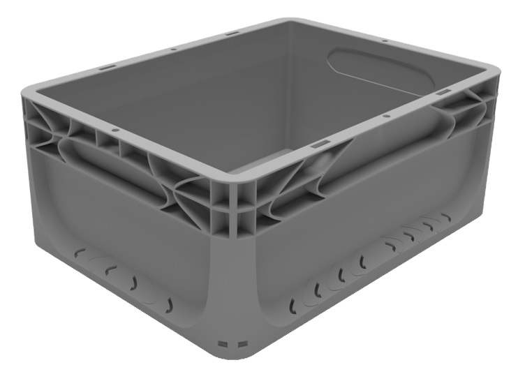 15 Litre Euronorm ECO Grey Stacking Container