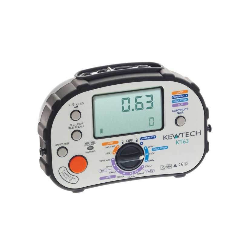 Kewtech KT63DL Digital Multi-function 5-in-1 Tester