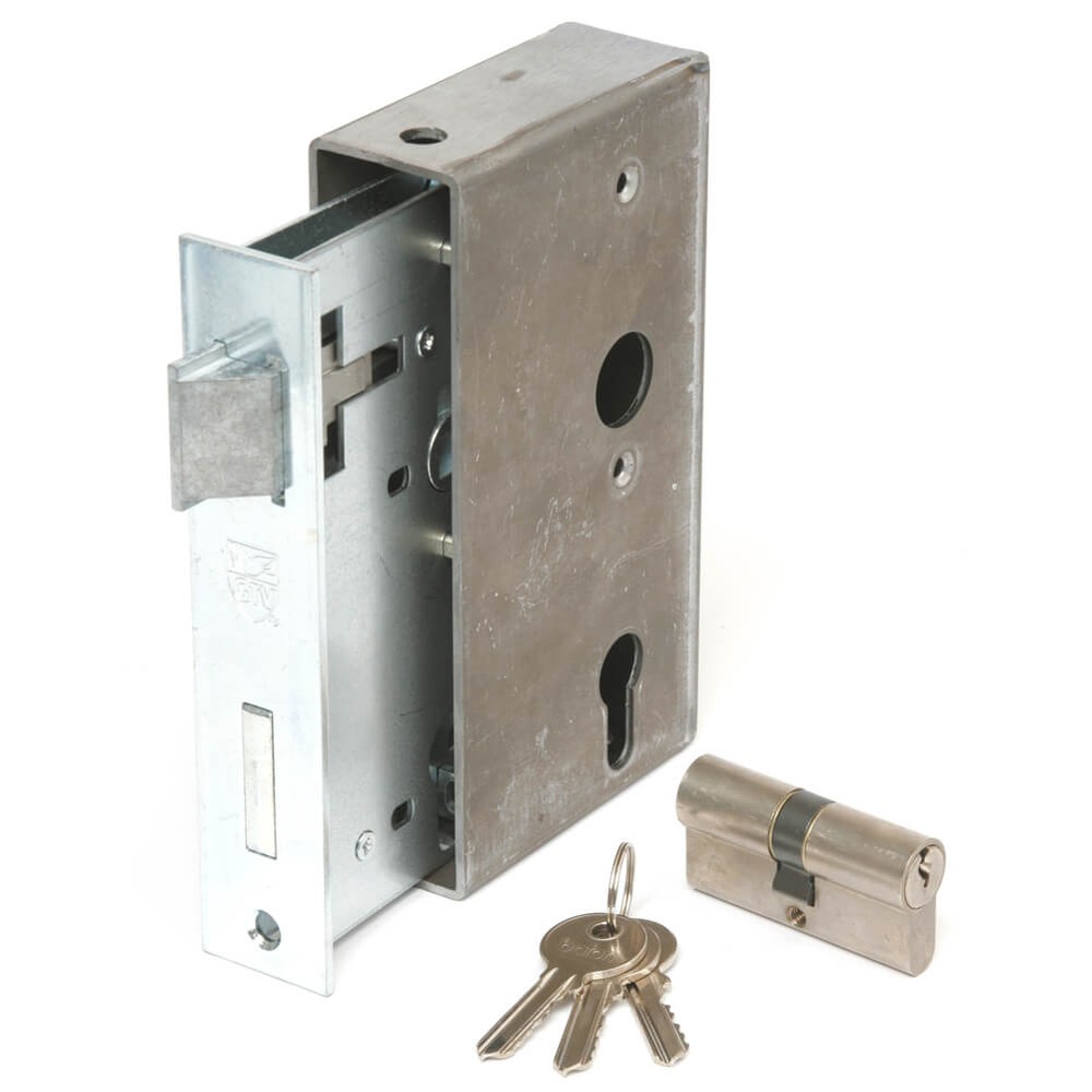 Weld In Lock 60mm Case Width - Keyed Alike