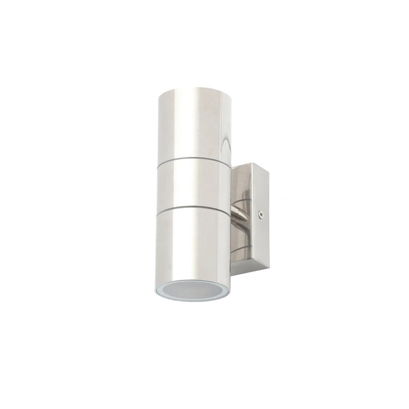 Forum Leto GU10 Wall Light Up/Down Polished Stainless Steel