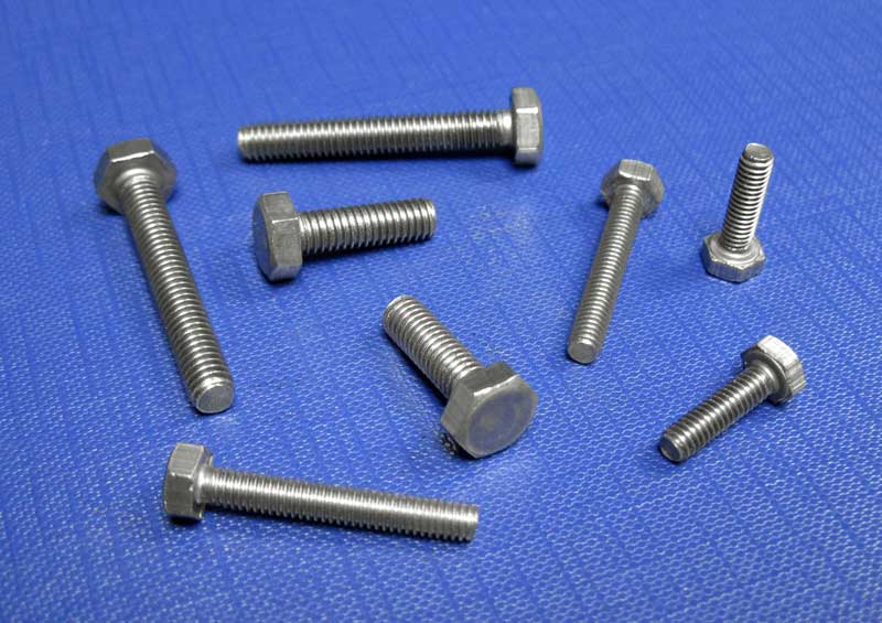 Stainless Hex Set Screws With Flat Points For Locking Mechanisms