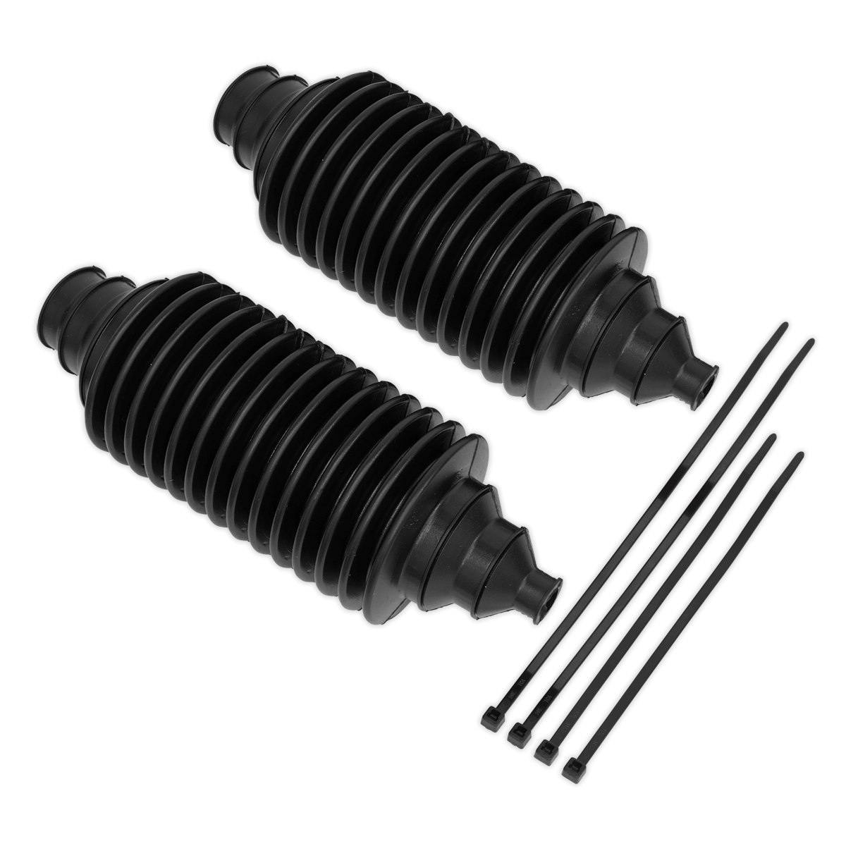 Sealey SRBK200 Universal Steering Rack Boot Kit, Black