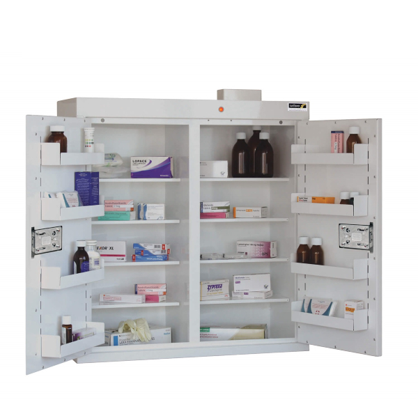 Medicine Cabinet with 8 Shelves 80cm Wide