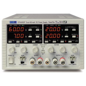 Aim-TTi CPX400DP DC Power Supply, Dual Output, 2x 60 V / 20 A, 420 W, USB, RS232, LAN, GPIB, CPX Series