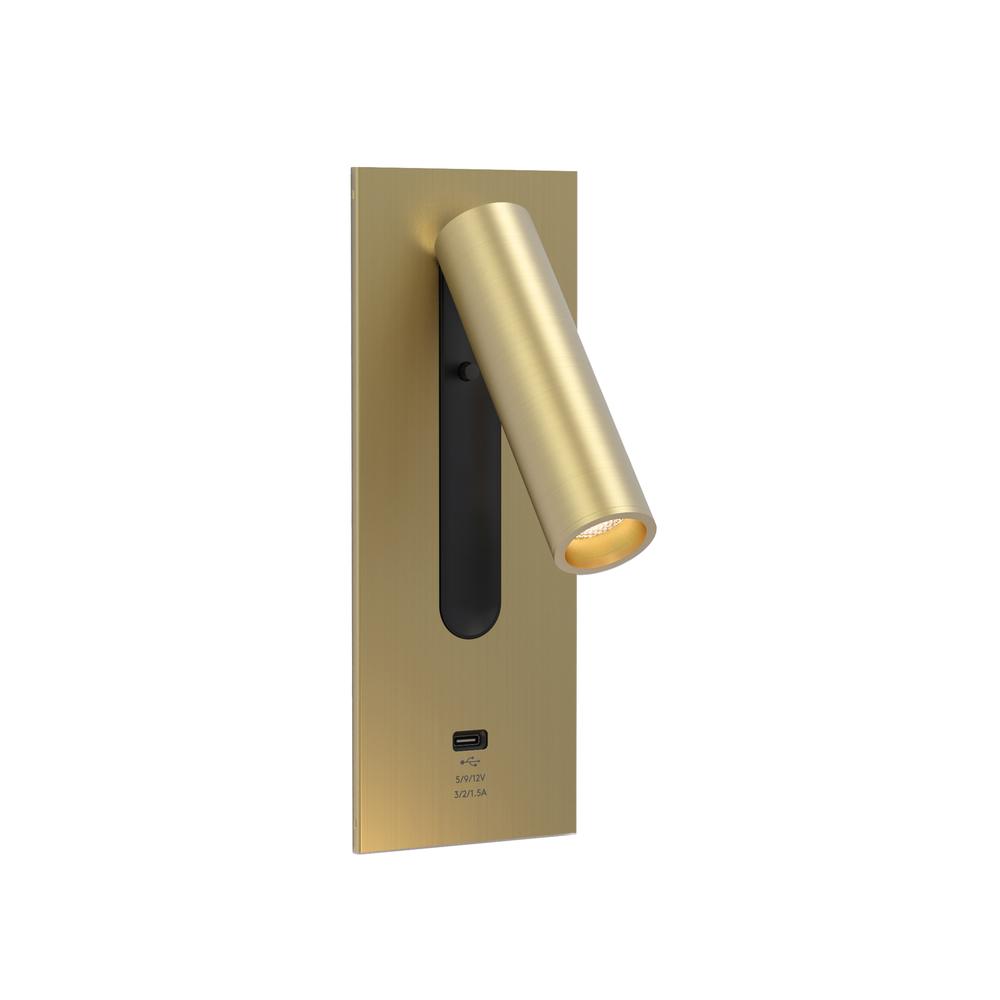 Astro Fuse 3 USB C Matt Gold Reading Light