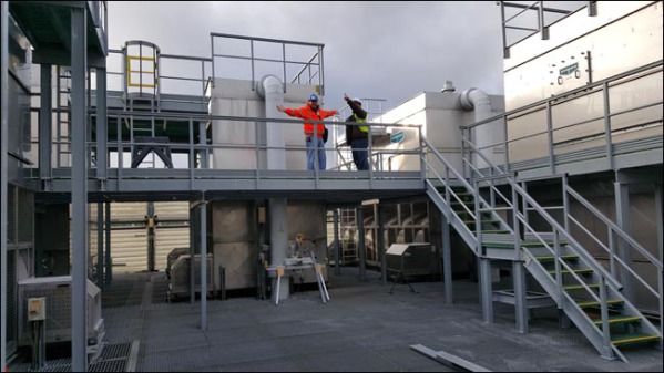 GRP Cooling Tower Maintenance Platforms