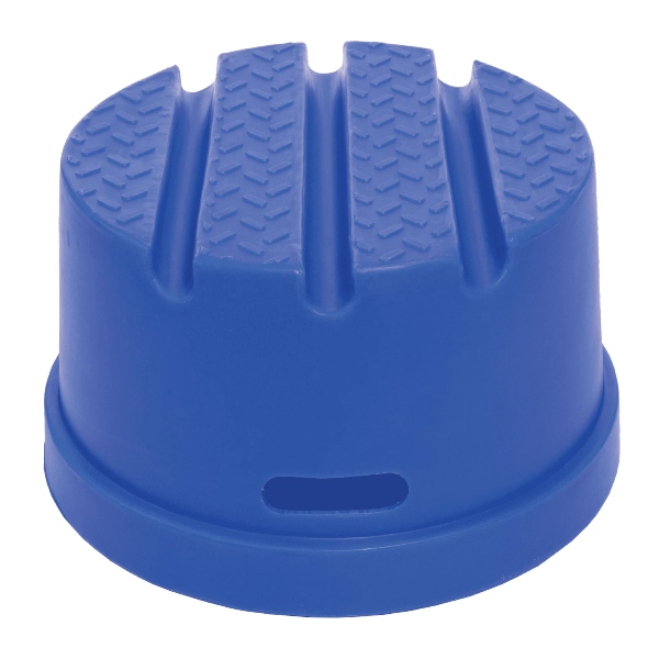 Lightweight Plastic Safety Steps 1 Tread - Blue