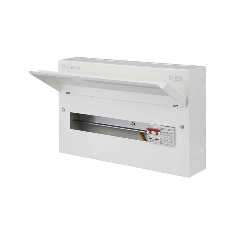 Click Elucian SP Consumer Unit 100A Type 2 SPD 14 Useable Ways