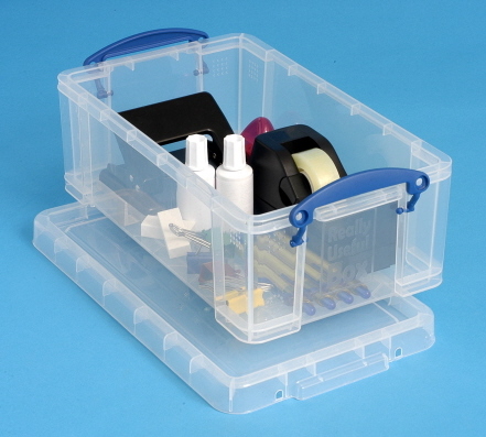 5 Litre Clear Really Useful Plastic Storage Box