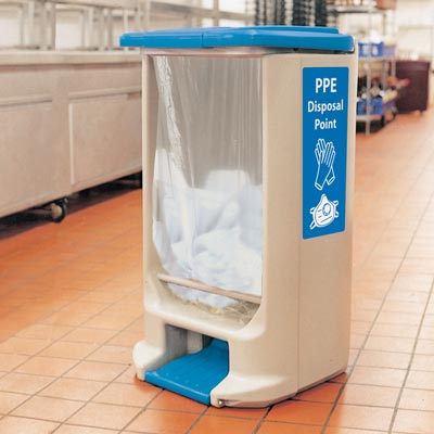 Hippo� PPE Waste Bin
                                    
	                                    Foot pedal operated
