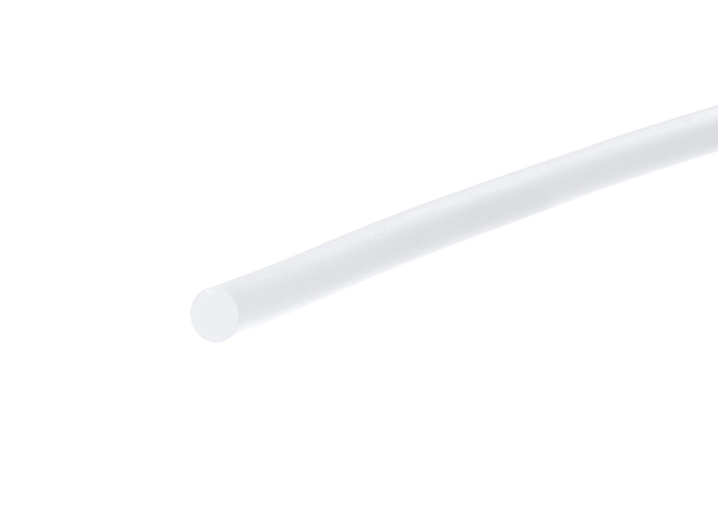 White PVC Plugging Cord - 8mm Diameter (3m Length)