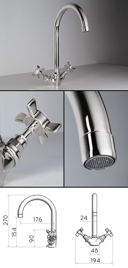 Classic Basin Mixer Tap (50BB)