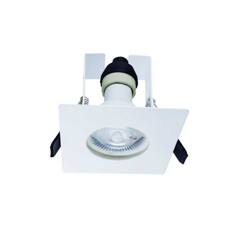 Integral EvoFire GU10 Downlight Matt White Square Insulation Coverable