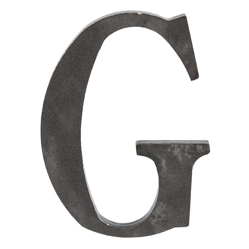 50mm High 3mm Thick Mild Steel Profiled Letter G