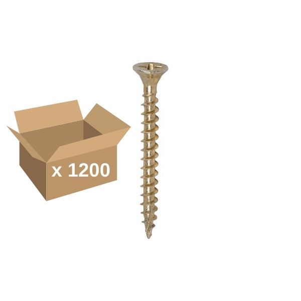 TIMco Classic C2 Screws ZYP 4x40mm (Tub 1200)