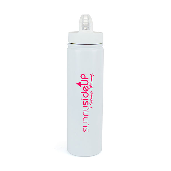 Trend White Stainless Steel Bottle 580ml - Spot Colour