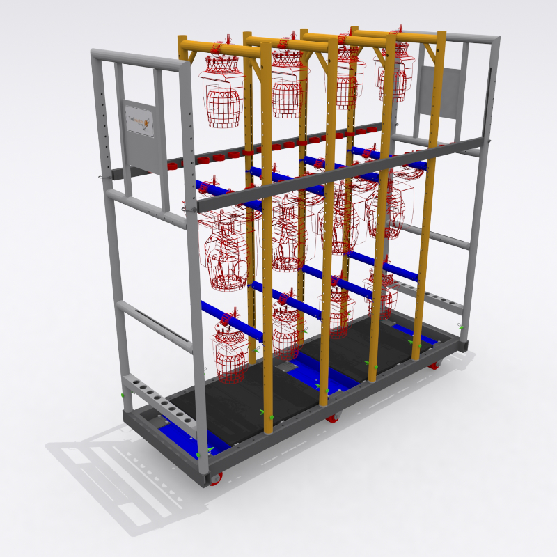 UK Manufacturers Of Robust Lighting Drop Ladders