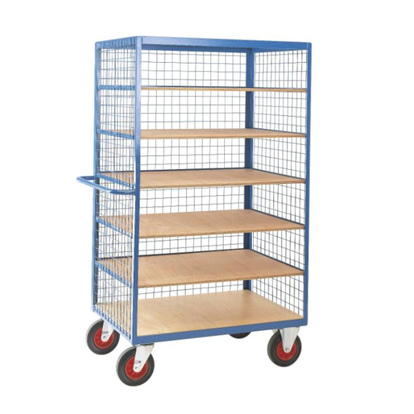 Shelf Truck with Mesh Superstructure - 1000 x 700mm (LxW)