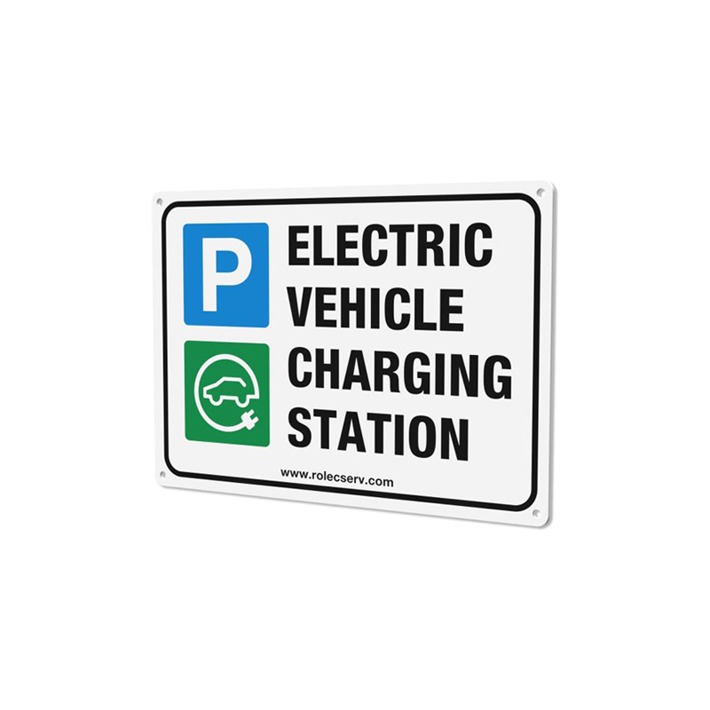 Rolec A4 Landscape Aluminium EV Parking Sign