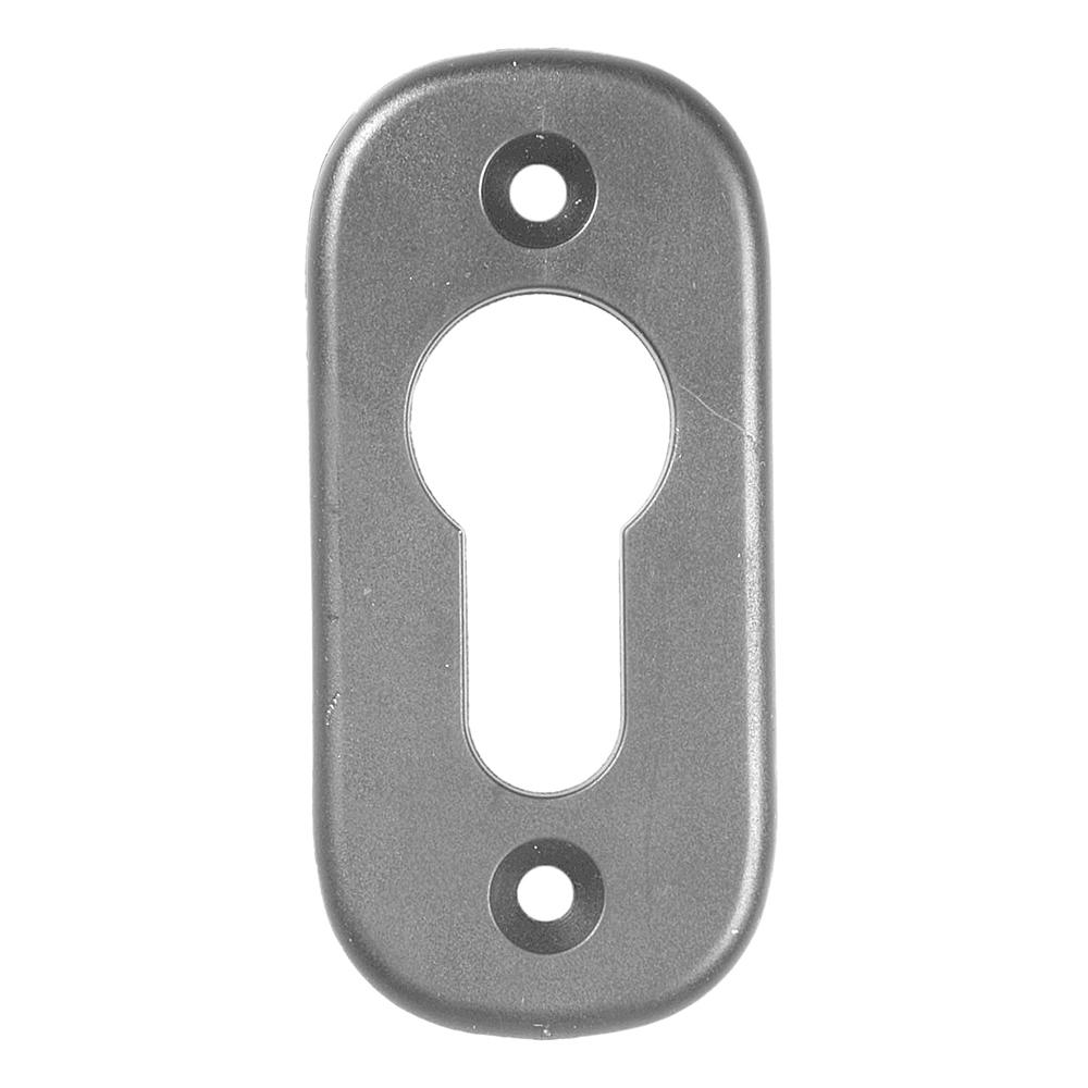 Plastic Keyhole Cover in Black