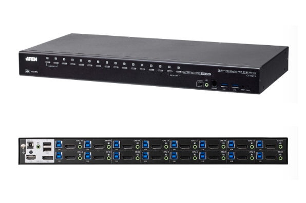 CS19216-AT-E ATEN 16-Port USB 3.0 4K DisplayPort KVM Switch