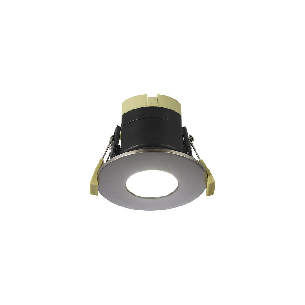 Luxuria Horizon 8W Dimmable CCT LED Fire Rated Downlight Satin Nickel