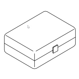 Tektronix 006716400 Plastic Box , Holds Probe Accessories, 4.625 x 2.875 x 1.0