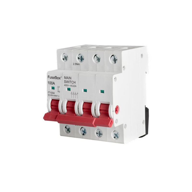 FuseBox 4 Pole Main Switch 100A