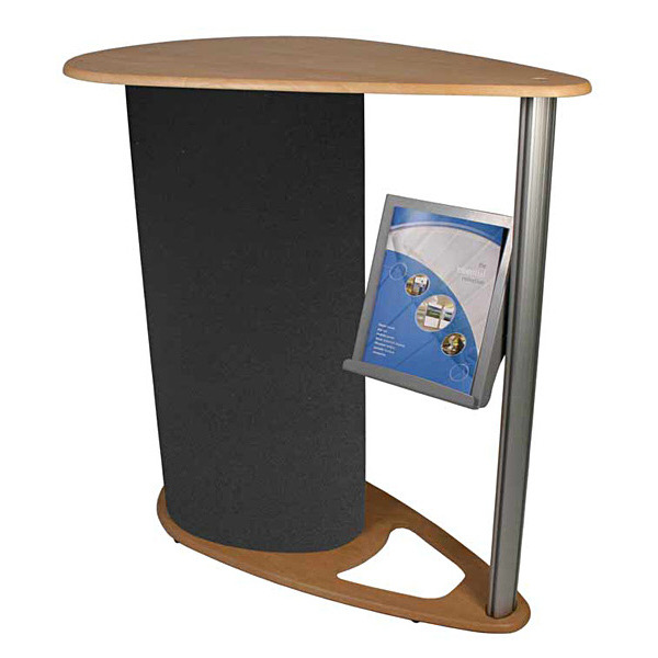 Trade Show Counter with Literature Holder