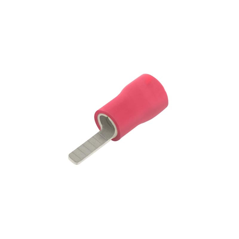 Unicrimp 2.3mm x 10mm Red Blade Terminal (Pack of 100)