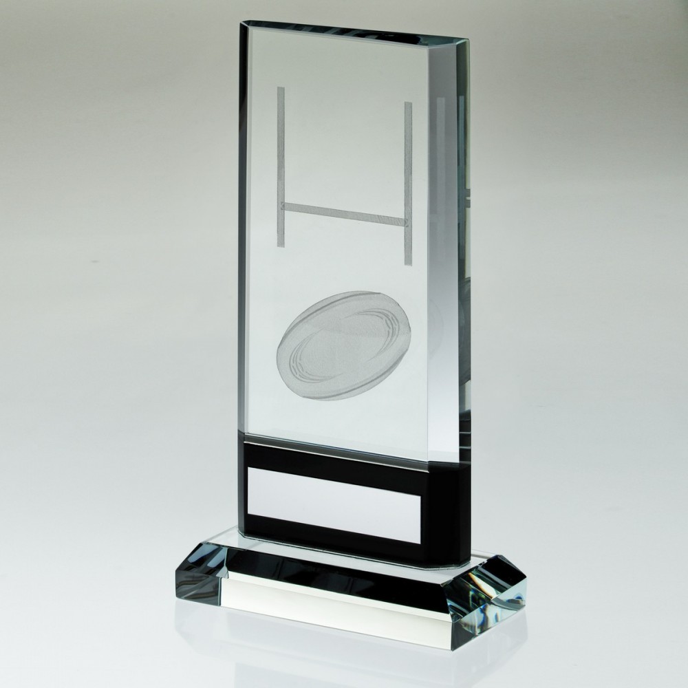 Glass Rugby Award - 3 sizes