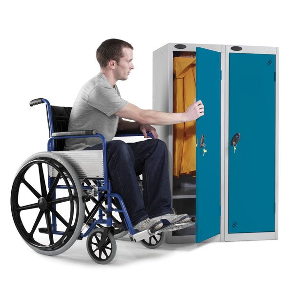 Disability ingle Door Locker 1300mm high P Series For Primary/Junior Schools