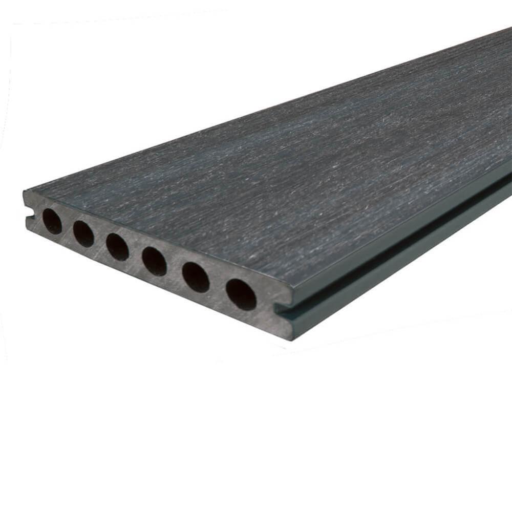 Twilight Grey Double Sided Deck Board 140 x 22 x 3660mm - Natural  