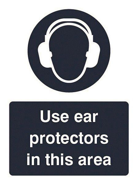 Use ear protectors in this area