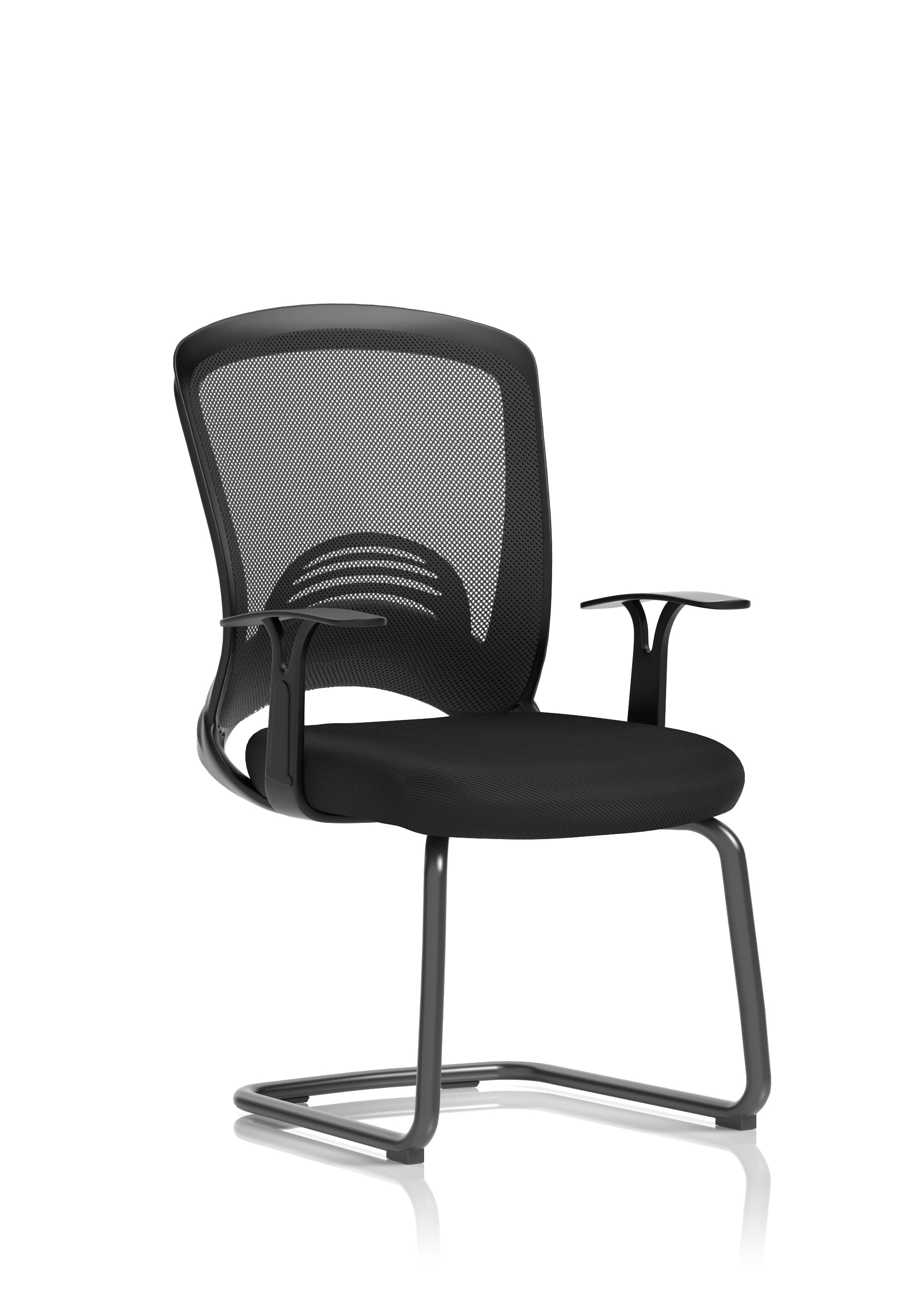 Providers Of Astro Mesh Back and Fabric Seat Cantilever Visitor Chair Near Me