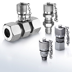 Stauff Test 12 Type SKK12 Test Couplings With Piston Valve