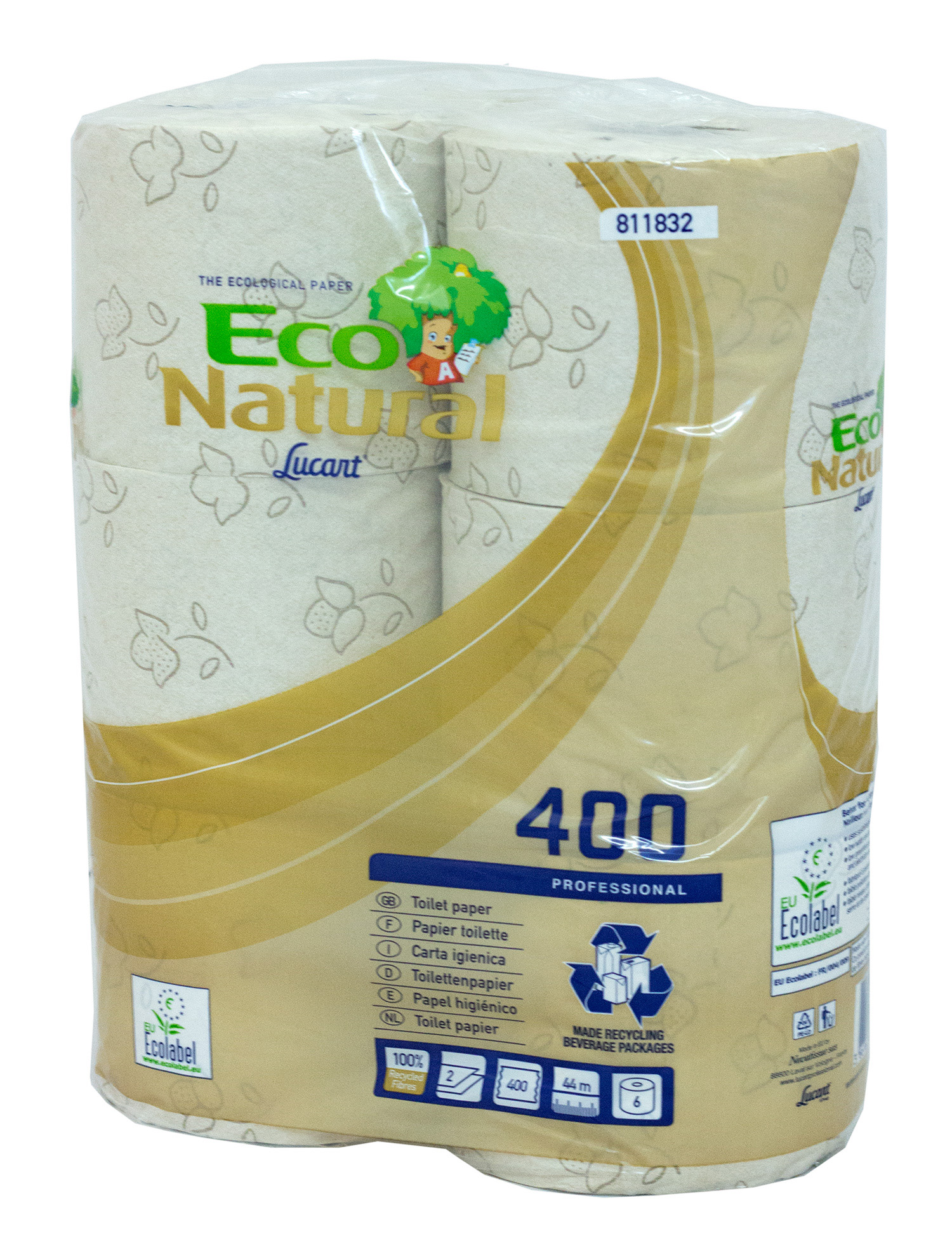 Specialising In Eco Natural Recycled Toilet Rolls 2Ply 400 Sheets 30 Rolls For Your Business
