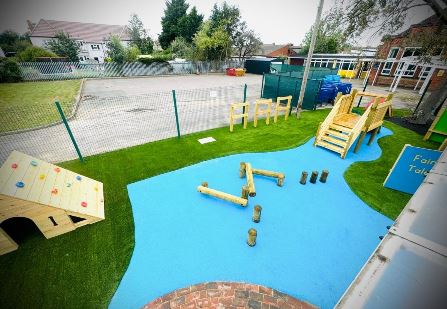 ARC (additional resources classroom) Play Area completed in Bedfordshire